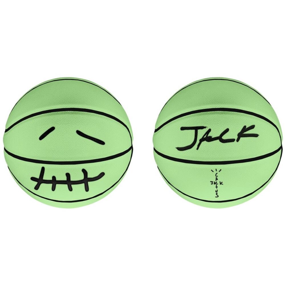 Size 7 • Cactus Jack • Smiley Glow in the Dark Basketball • Cross-Posted • Firm